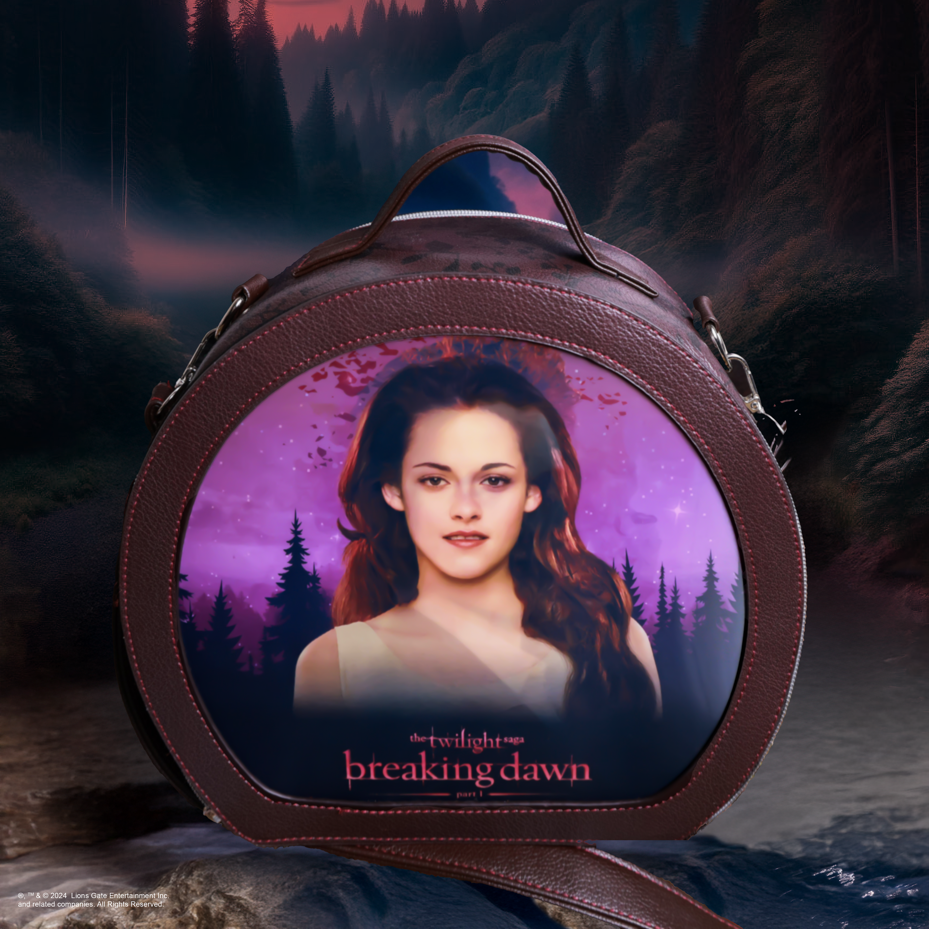 Twilight x Glamlite 3D Makeup Bag - Stylish & Spacious Cosmetic Organizer for Travel, Gym, or Everyday Use