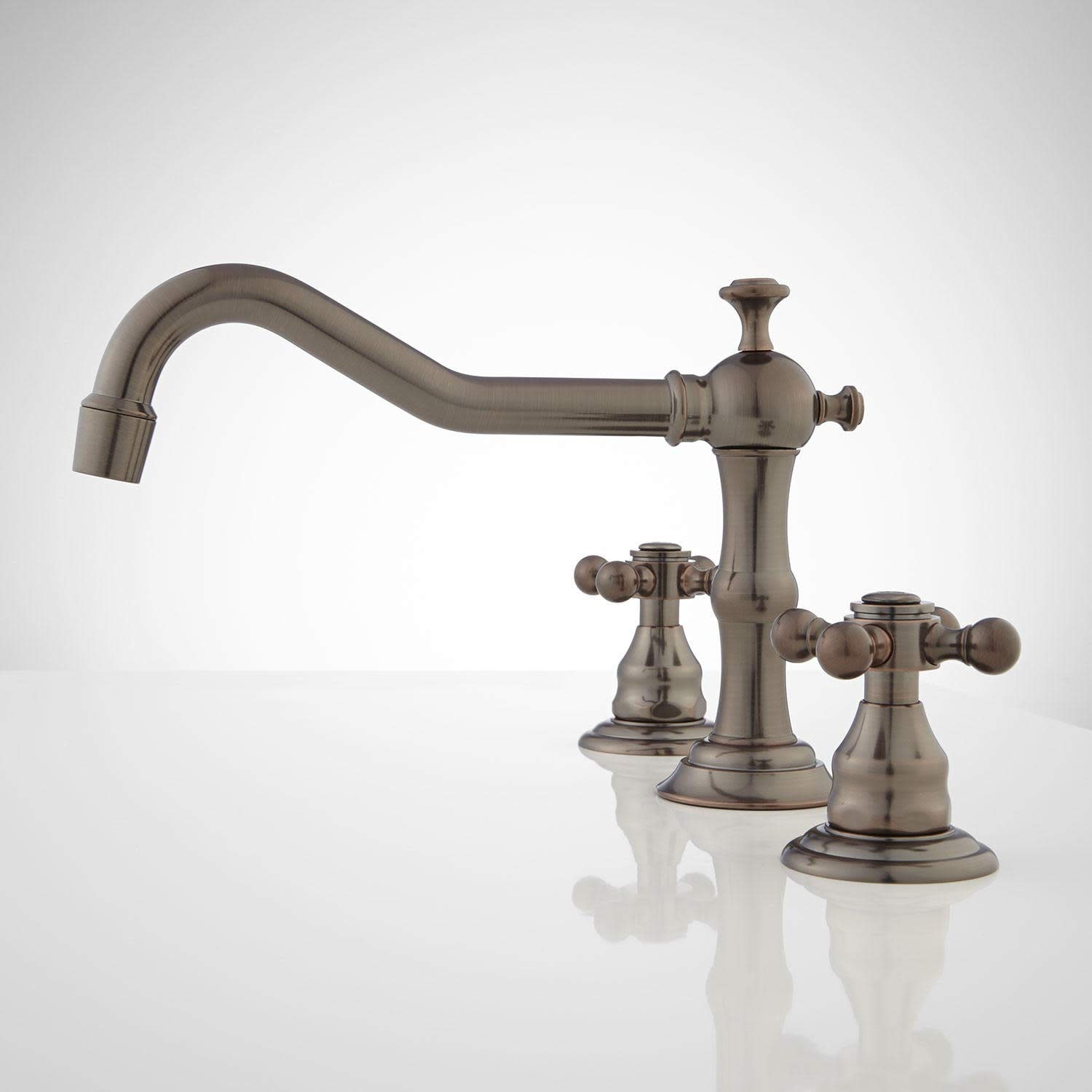 Signature Hardware 437388 Barbour 1.2 GPM Widespread Bathroom Faucet with Pop-up Drain Assembly - Polished Brass - Perfect for Modern Bathroom Renovations and Luxury Home Upgrades
