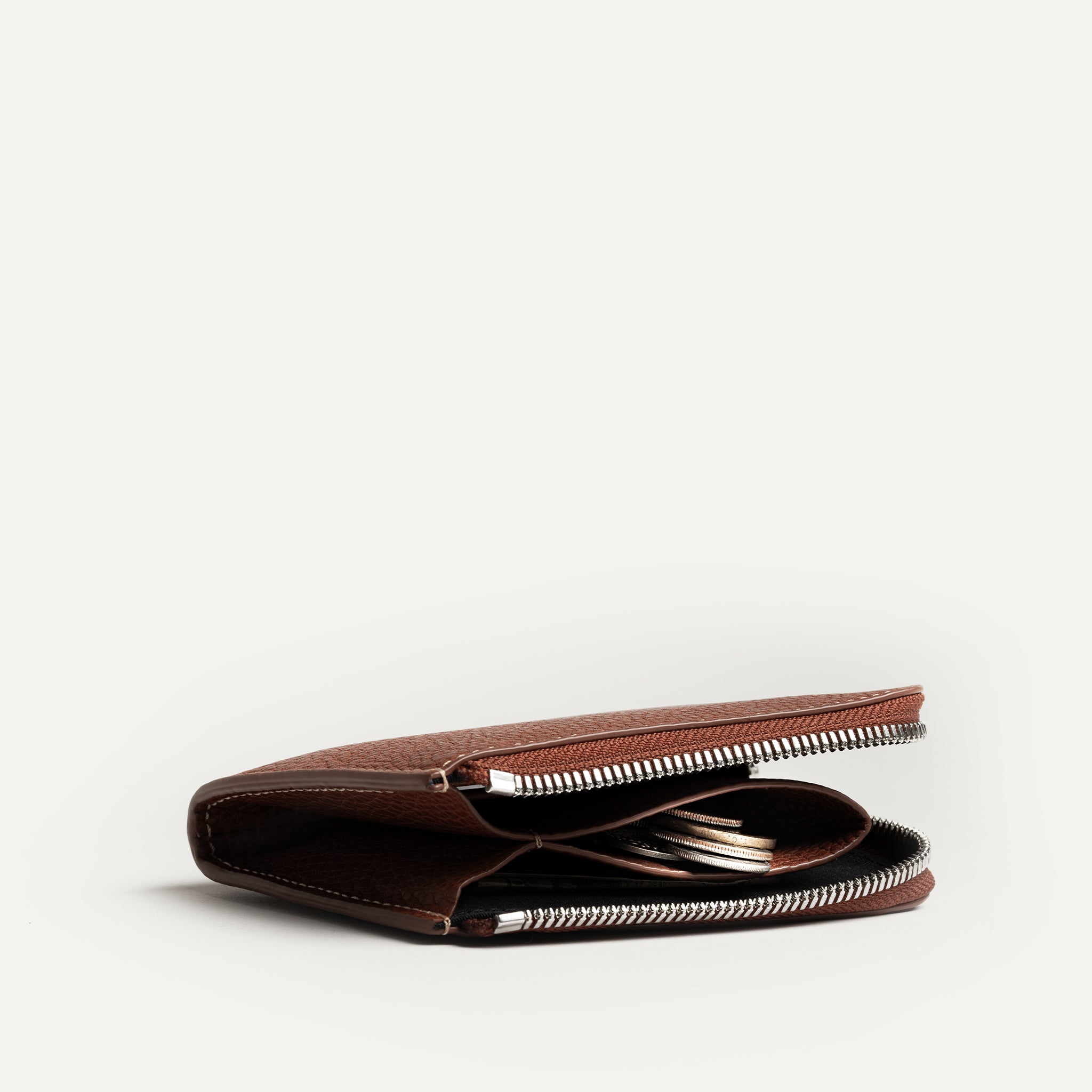 CLOVIS Genuine Leather Cognac Grain Handbag - Stylish & Durable for Work, Travel & Everyday Use