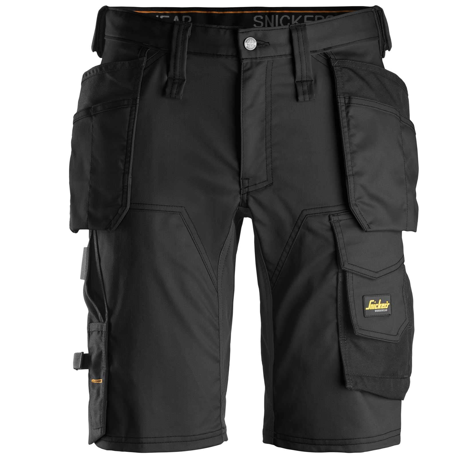Snickers Workwear AllroundWork Slim Fit Stretch Work Shorts with Holster Pockets 6141 - Durable Men's Work Shorts for Construction, Landscaping & Outdoor Jobs