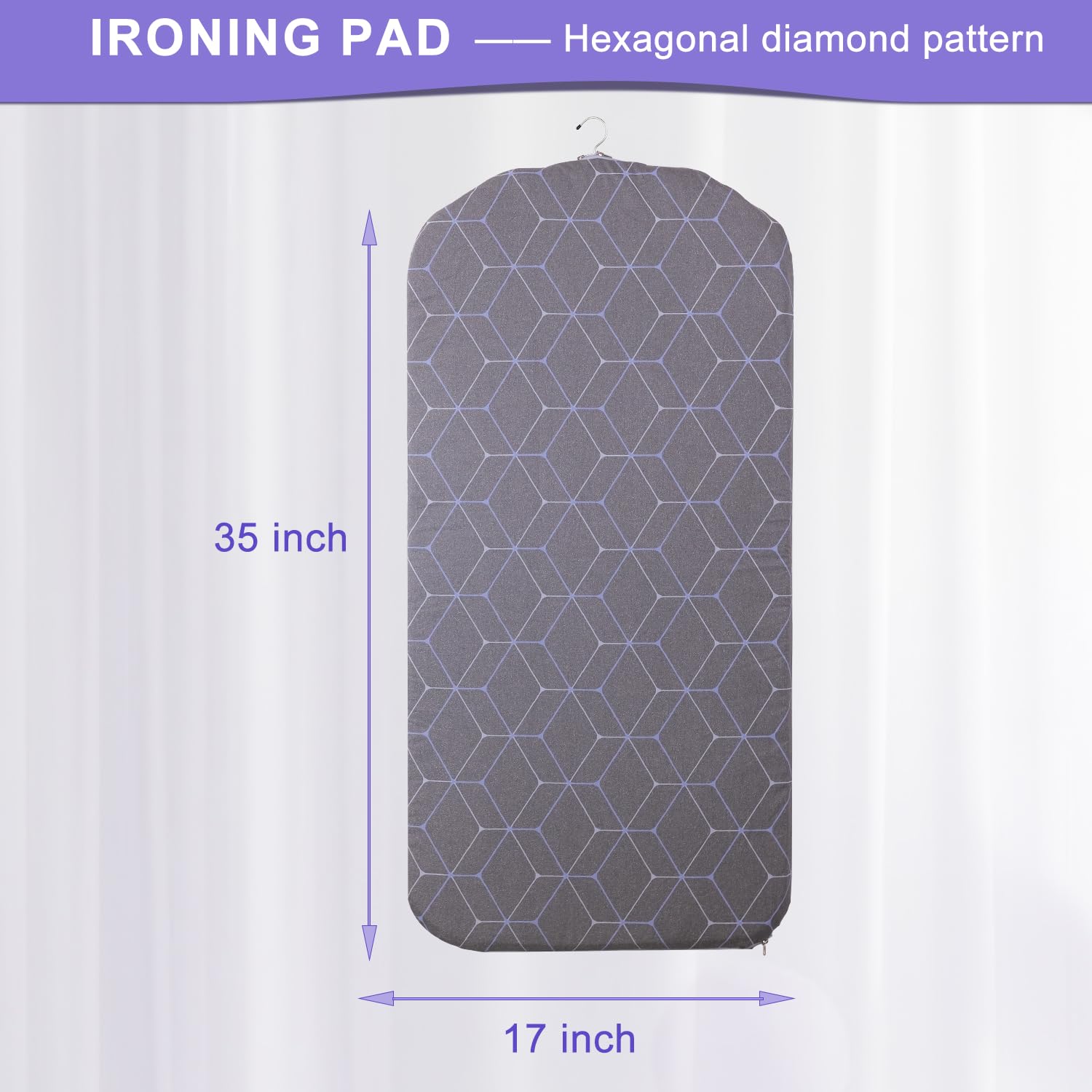 Portable Steamer Board for Clothes with Ironing Gloves - Foldable Hanging Ironing Board & Steamer Pad for Wrinkle Removal - Perfect for Travel, Home Use, and Professional Garment Care
