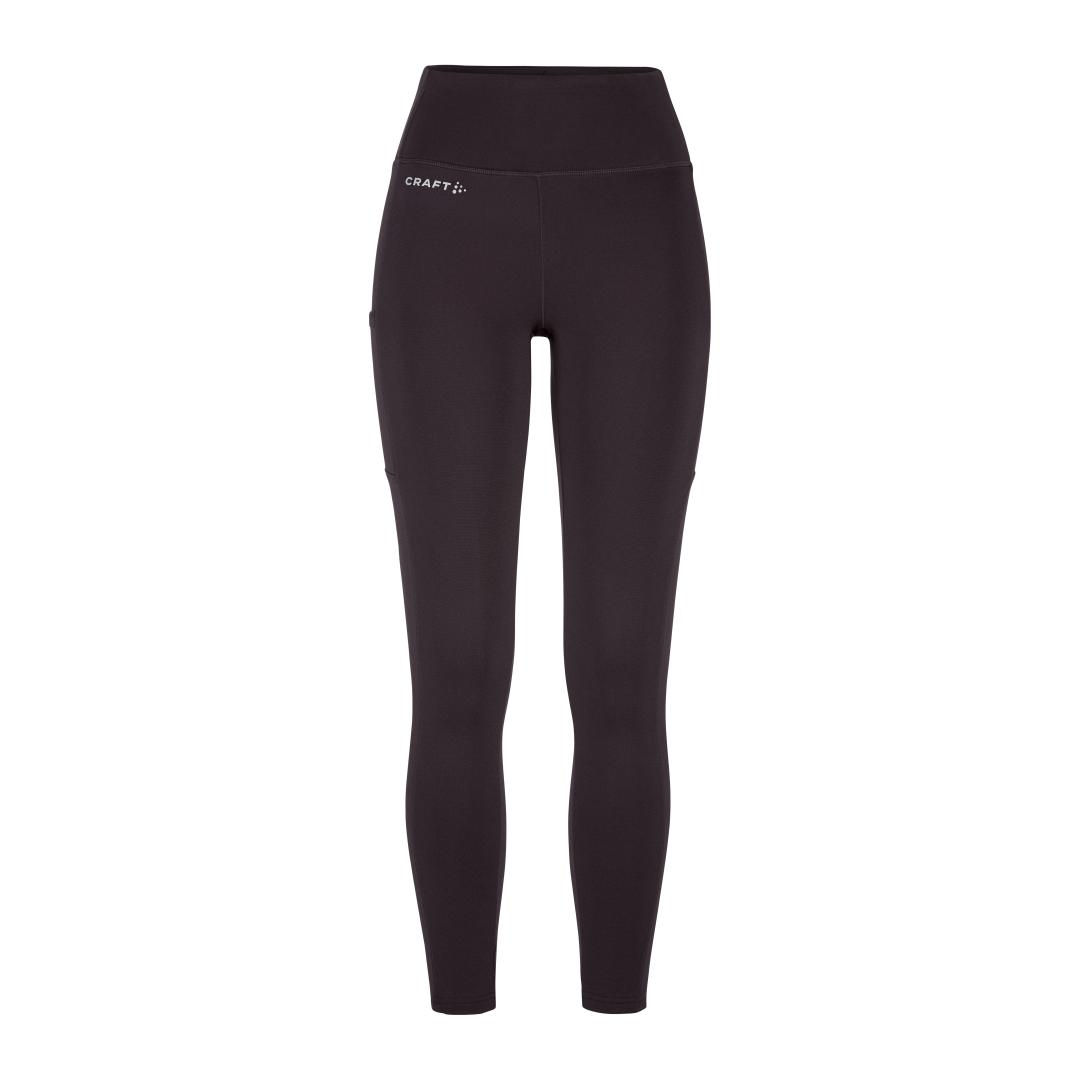 Women's ADV Essence High Waist Thermal Tights - Dark Plum | Winter Running, Yoga & Cold Weather Workout Leggings