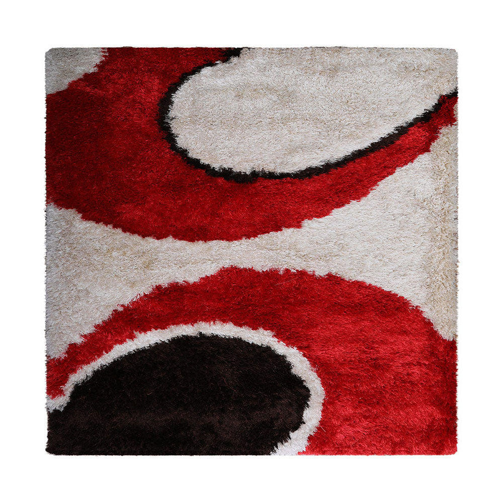 Vibrant Prismatic Hand Tufted Area Rug - Soft & Durable Non-Slip Living Room Carpet for Bedroom, Nursery & Home Decor