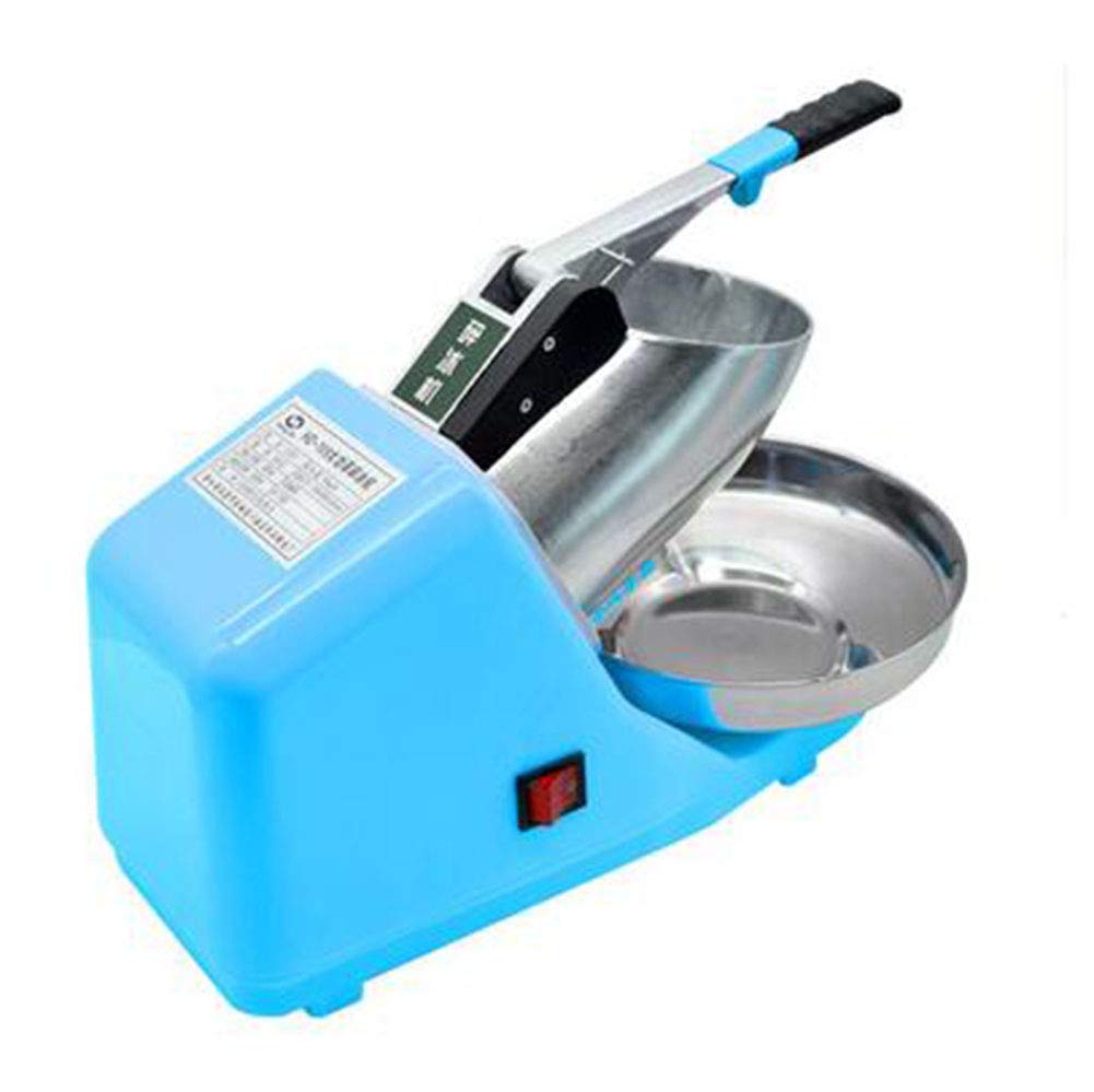 TOPCHANCES Electric Ice Crusher Shaver Machine - Stainless Steel Blade for Snow Cones & Cocktails - Perfect for Home Bars, Restaurants & Commercial Use (Single Blade)