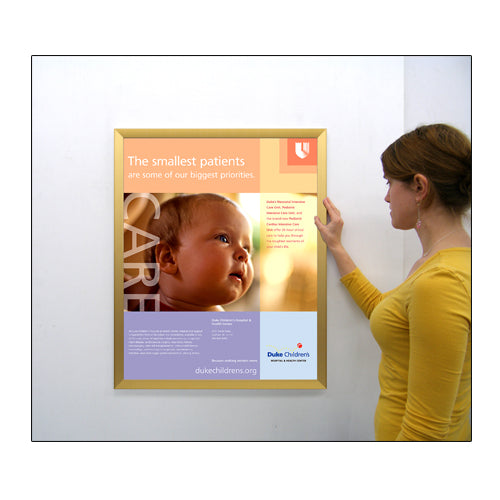 Extra Deep 27x41 Snap Open Sign Holder Frame - 1.25