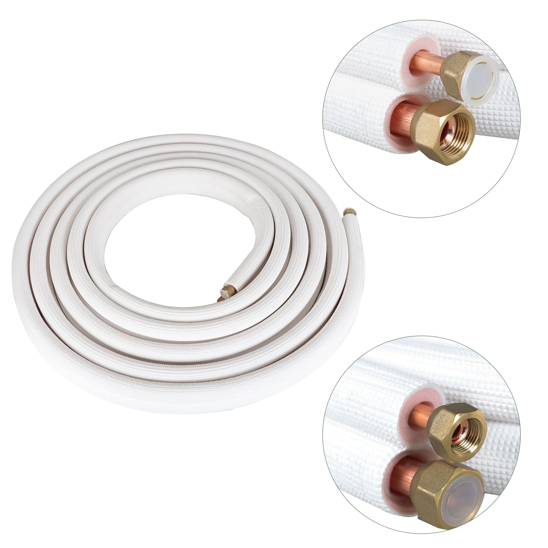 25 FT Air Conditioning Copper Hose Extension - 5/8