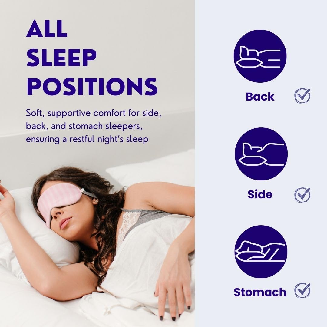 Premium Down Alternative Pillow - Hypoallergenic Standard Size Bed Pillow for Side, Back & Stomach Sleepers - Soft & Supportive for All-Night Comfort - Perfect for Home, Hotel & Travel Use - Set of 1