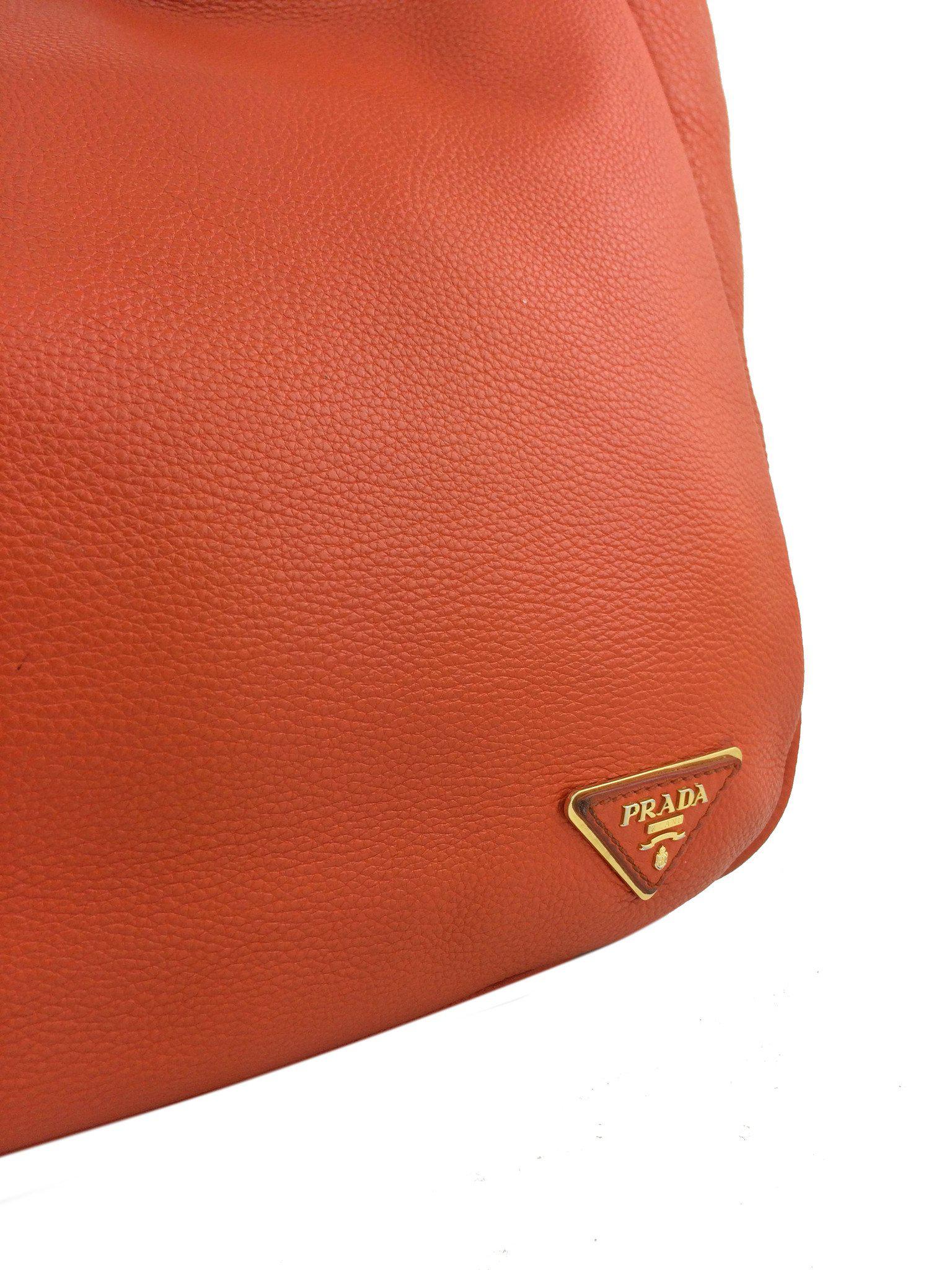 Prada Vitello Daino Leather Side Pocket Tote Bag for Women | Luxury Designer Handbag with Zipper Compartment | Perfect for Work, Travel & Everyday Use