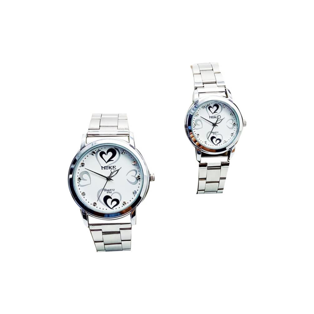 His and Hers Couple Watches Set - 2PCS Waterproof Quartz Wristwatches for Valentine's Day, Anniversary, Christmas & Birthday Gifts - Romantic Display Box - Perfect for Couples, Lovers & Special Occasions