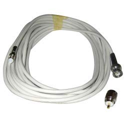 High-Quality VHF RG58 Coaxial Cable with BNC & PL259 Connectors - 20M (65.6ft) for Ham Radio, CB Antenna, CCTV, and Communication Systems