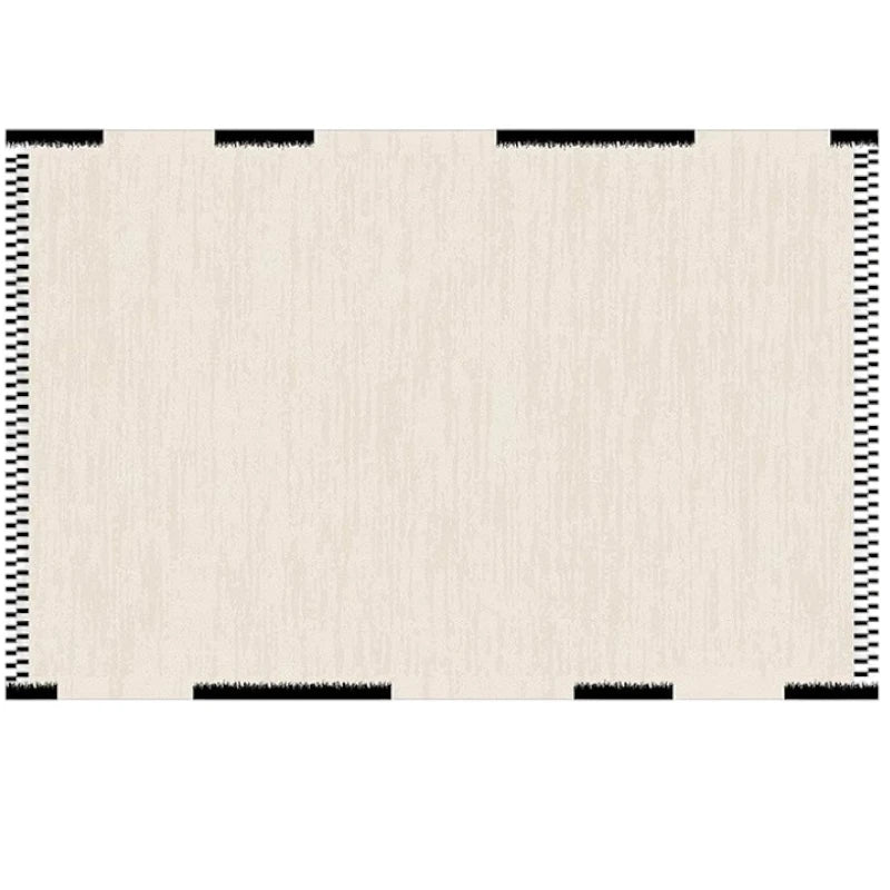 Modern Velvet Geometric Area Rug - Waterproof & Spillproof - Perfect for Living Room, Bedroom, Dining Room & High Traffic Areas