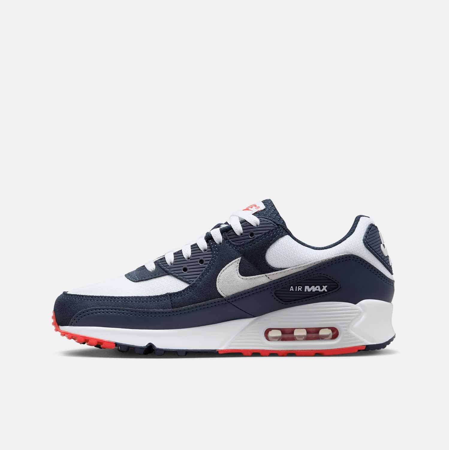 Nike Men's Air Max 90 Running Shoes - Lightweight Cushioned Sneakers for Jogging, Gym & Casual Wear | Breathable Mesh & Iconic Design for All-Day Comfort