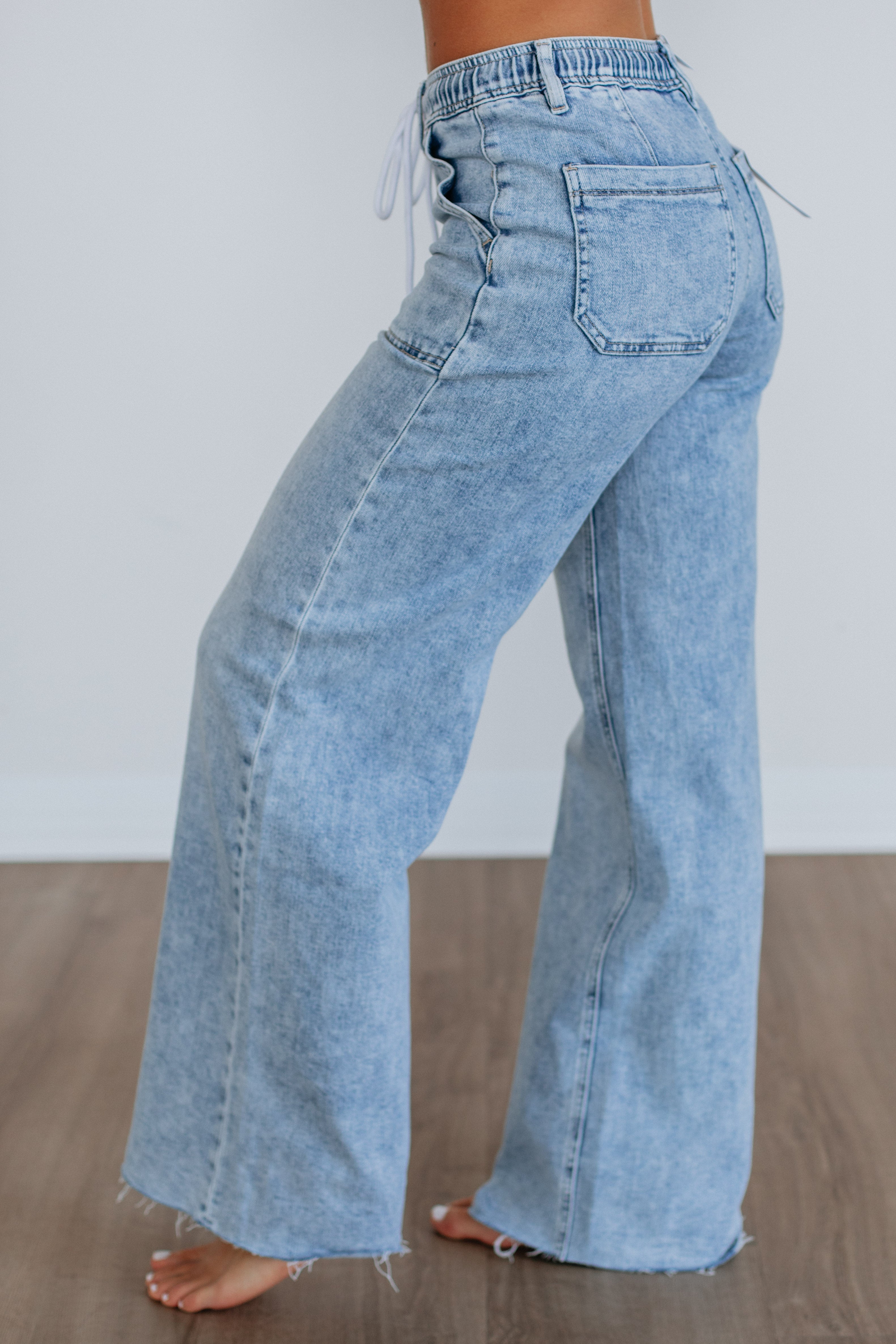 Bruna Flying Monkey Jeans for Women - High Waist Stretch Denim Pants - Trendy Skinny Jeans for Casual Wear & Night Out