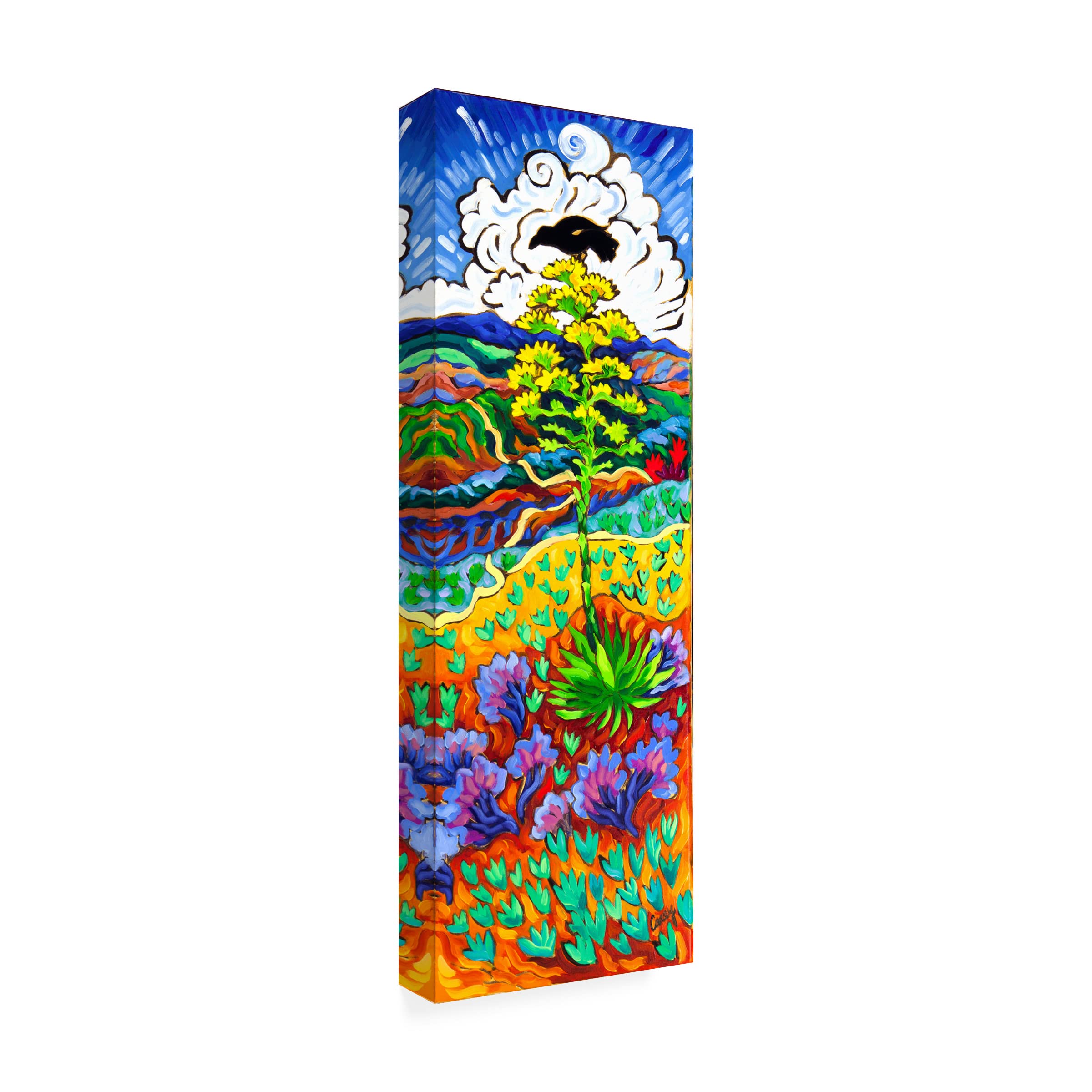 Trademark Fine Art 'The Watcher' Canvas Wall Art Print by Cathy Carey - Perfect for Living Room, Bedroom & Office Decor