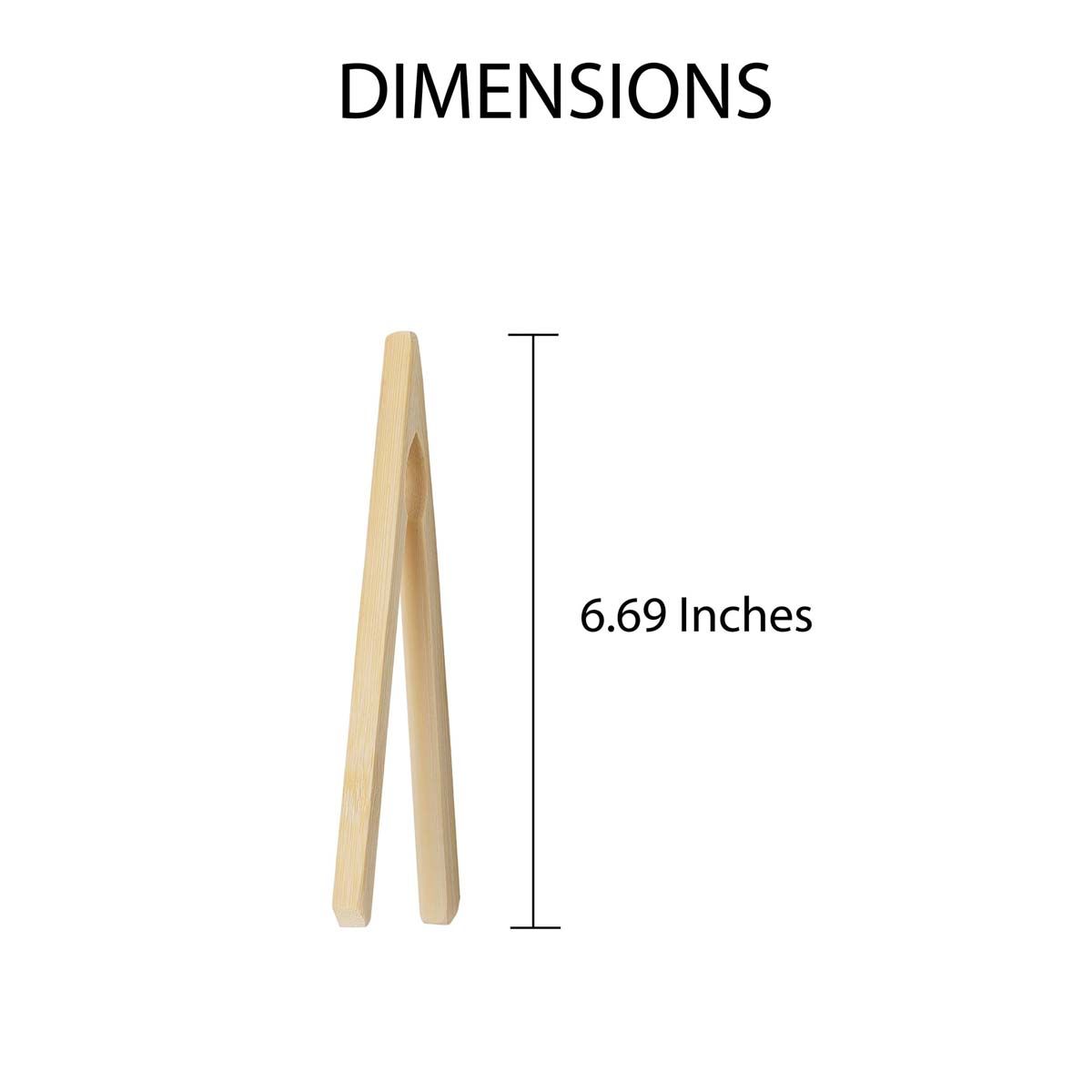 Bamboo Toast Tongs - Eco-Friendly Kitchen Utensil for Safe & Easy Toast Handling - Perfect for Breakfast, Sandwiches, and Snacks