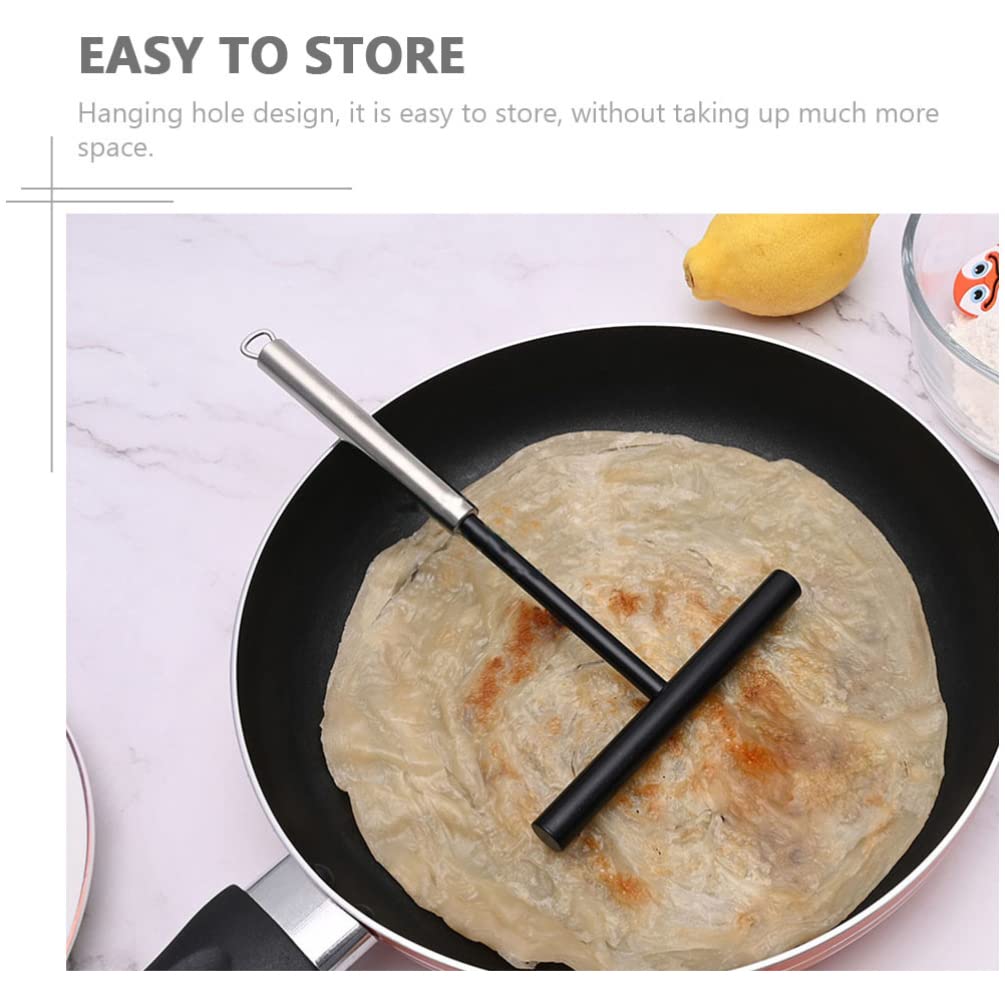Hemoton 2-Piece Crepe Spreader Set - Nylon & Stainless Steel Pancake Batter Spreaders - Professional Dough Tools for Crepes, Pancakes & Waffles - Perfect for Home Kitchens & Restaurants - Breakfast & Dessert Making Essentials