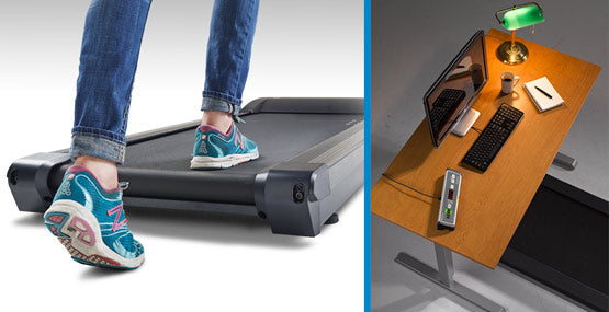 TR1200 GlowUp Under Desk Treadmill - Compact Walking Pad for Home & Office - Quiet Electric Treadmill with Remote Control for Work from Home Fitness & Small Spaces