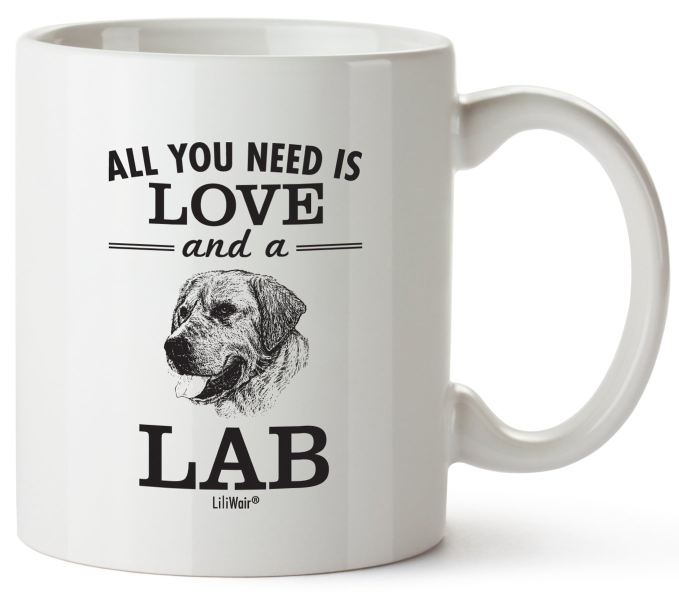 Funny Labrador Mom Coffee Mug - Best Gift for Dog Lovers, Christmas, Birthday (Men & Women) - Cute Dog-Themed Ceramic Cup for Home, Office Use - Perfect for Coffee, Tea, Hot Chocolate