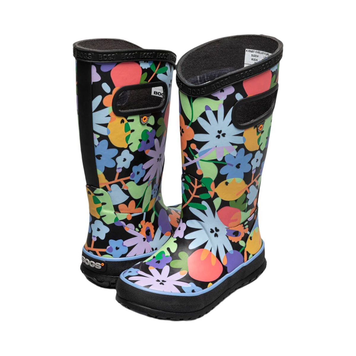 BOGS Kids' Rain Boots - Waterproof & Comfortable for Outdoor Play, Puddles, and Gardening | Best for Boys and Girls