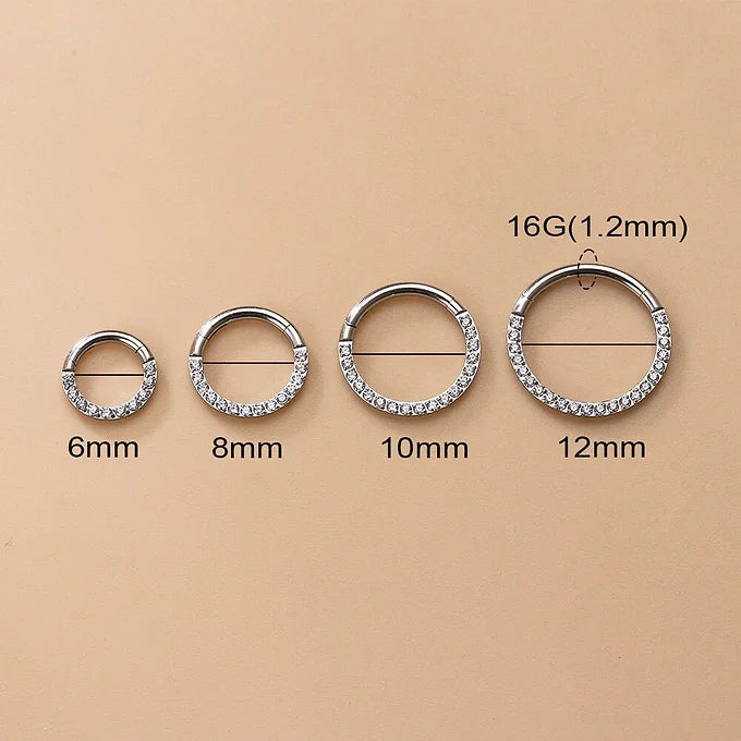 16G Titanium Small Nose Ring & Nose Stud - Hypoallergenic Simple Nose Piercing Jewelry for Women | Perfect for Everyday Wear, Work & Special Occasions