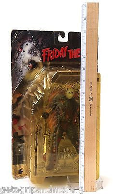 MCFARLANE TOYS 1994 Movie Maniacs Friday the 13th Jason Voorhees Action Figure - Horror Movie Collectible for Display & Halloween Decor