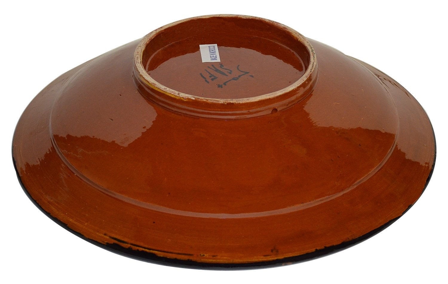 Handmade Moroccan Ceramic Appetizer Plates - 8 Inch Round Decorative Tapas Serving Dishes for Party, Dining & Home Decor