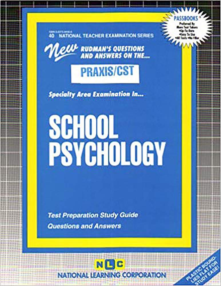 School Psychology Study Guide - NTE (National Teacher Examination Series) for Educators & Certification Prep | Classroom Teaching & Professional Development
