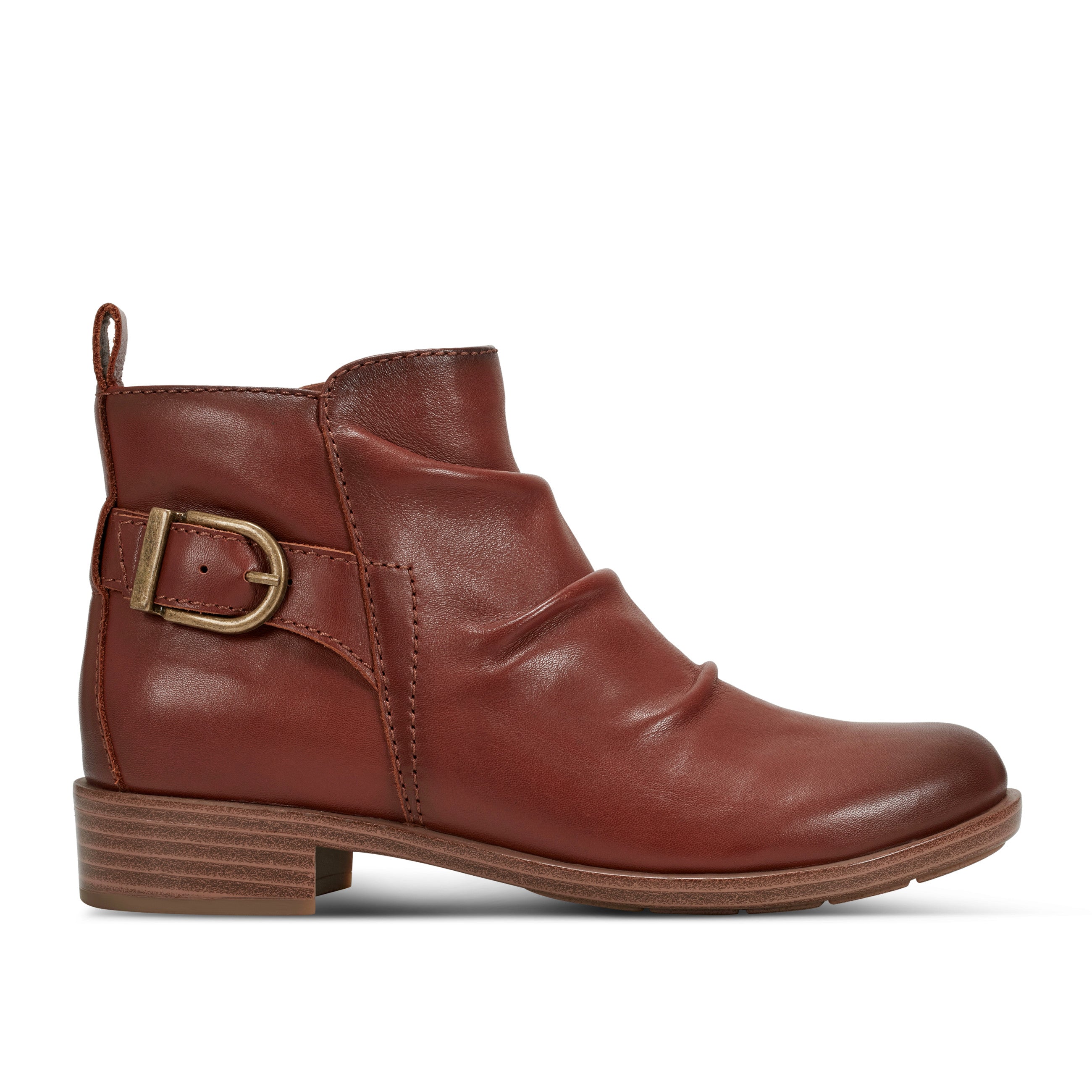 Women's Nessa Ruched Ankle Boots - Stylish Casual Booties for Everyday Wear, Office & Date Night Outfits
