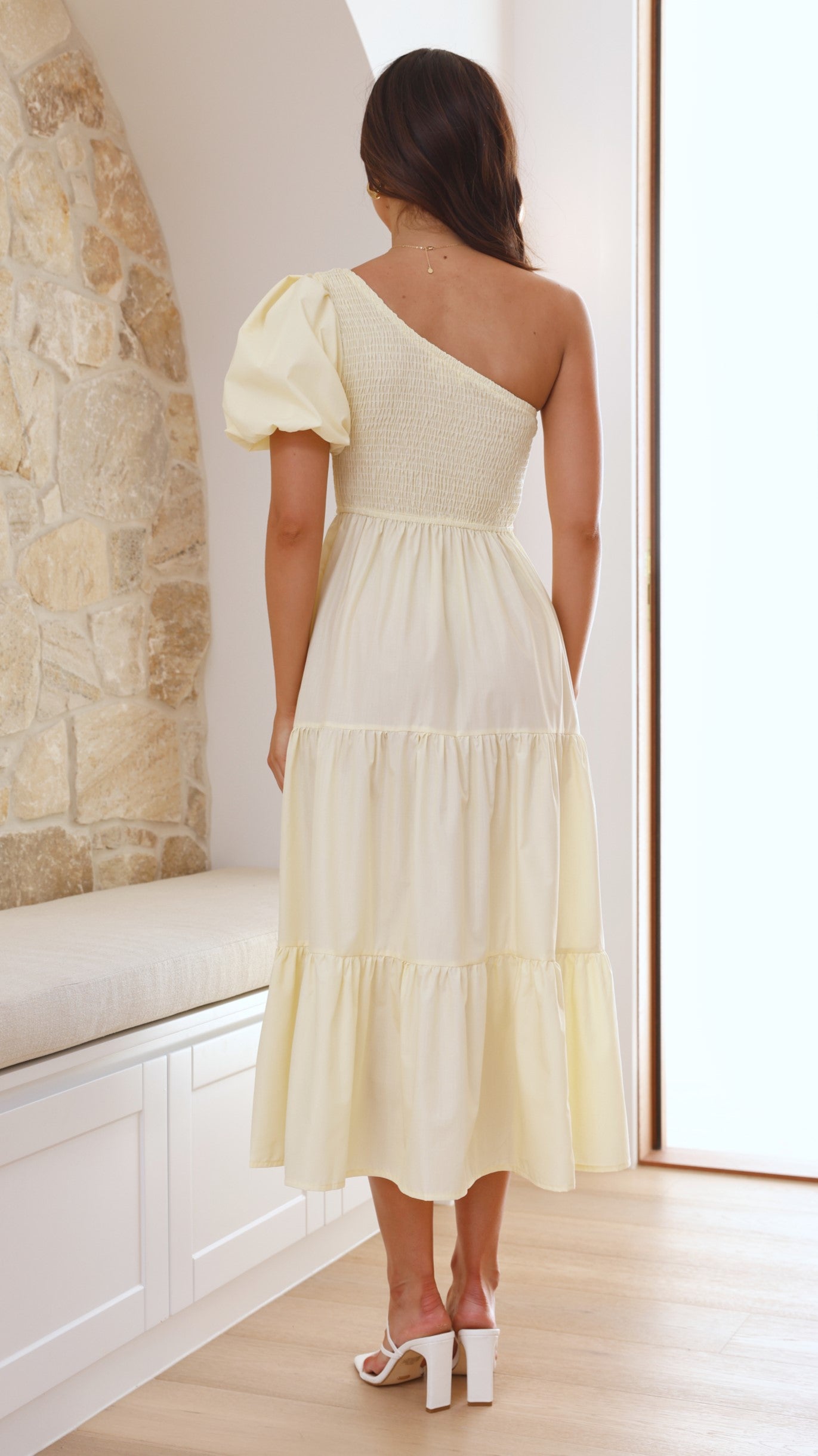Frankie Maxi Dress for Women - Flowy Long Summer Dress in Yellow | Perfect for Beach, Vacation & Casual Outings