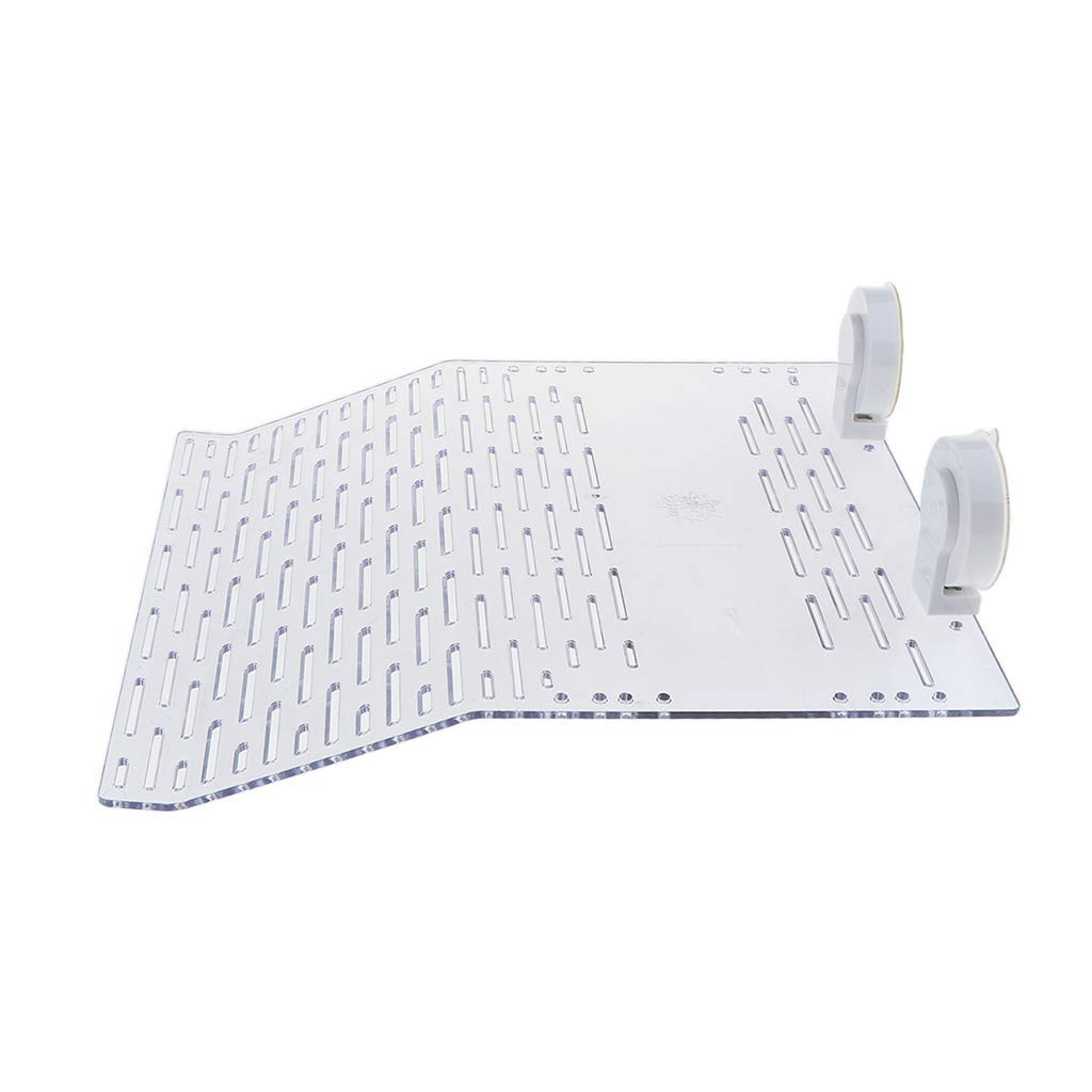 **Large Floating Turtle Basking Platform with Suction Cups - XL Tortoise Resting Dock for Aquarium, Reptile Tank Decor - Perfect for Pet Turtles, Terrapins & Aquatic Reptiles**