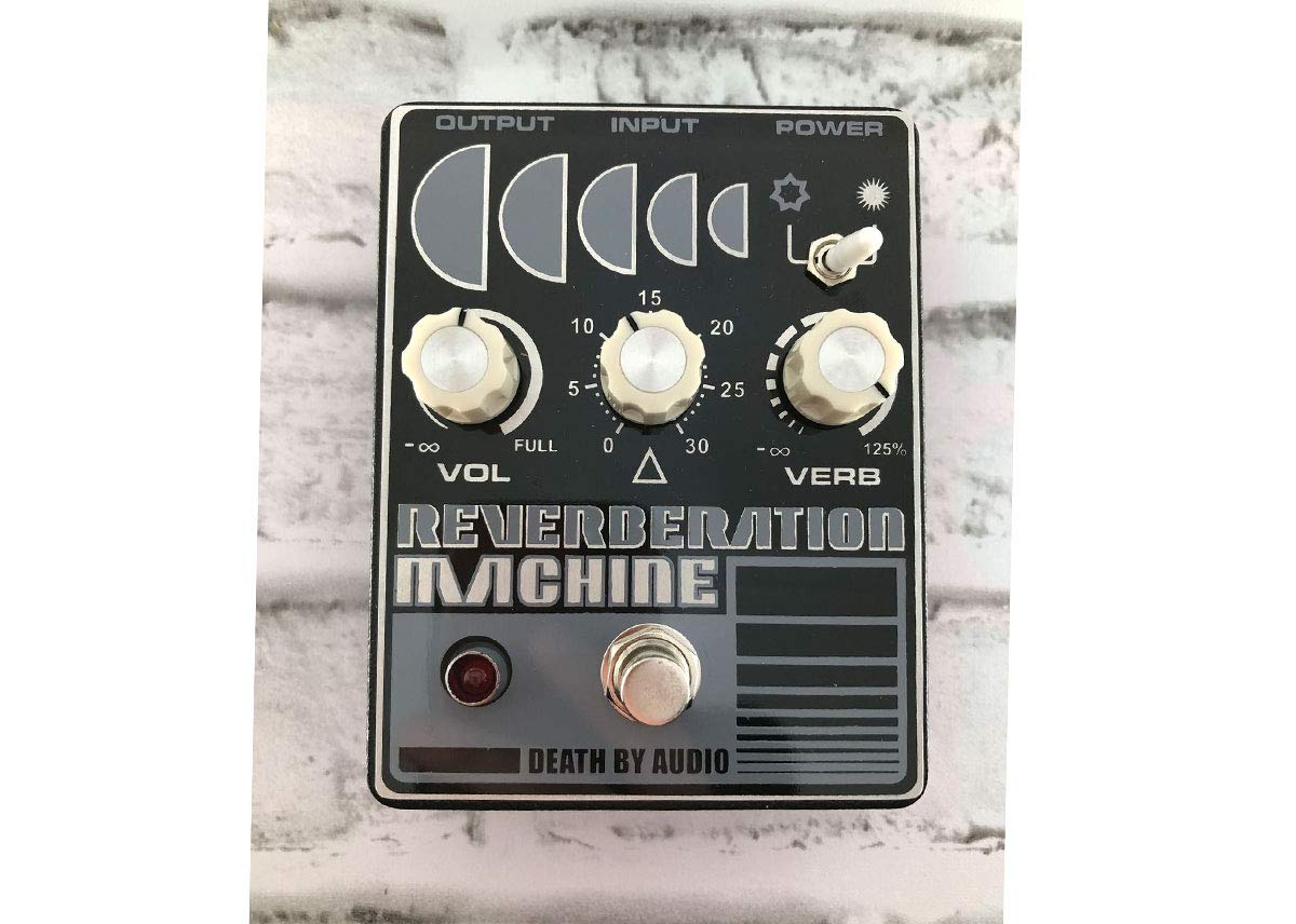 Death by Audio Reverberation Machine Guitar Effects Pedal - Vintage Analog Reverb for Electric Guitar, Studio & Live Performance