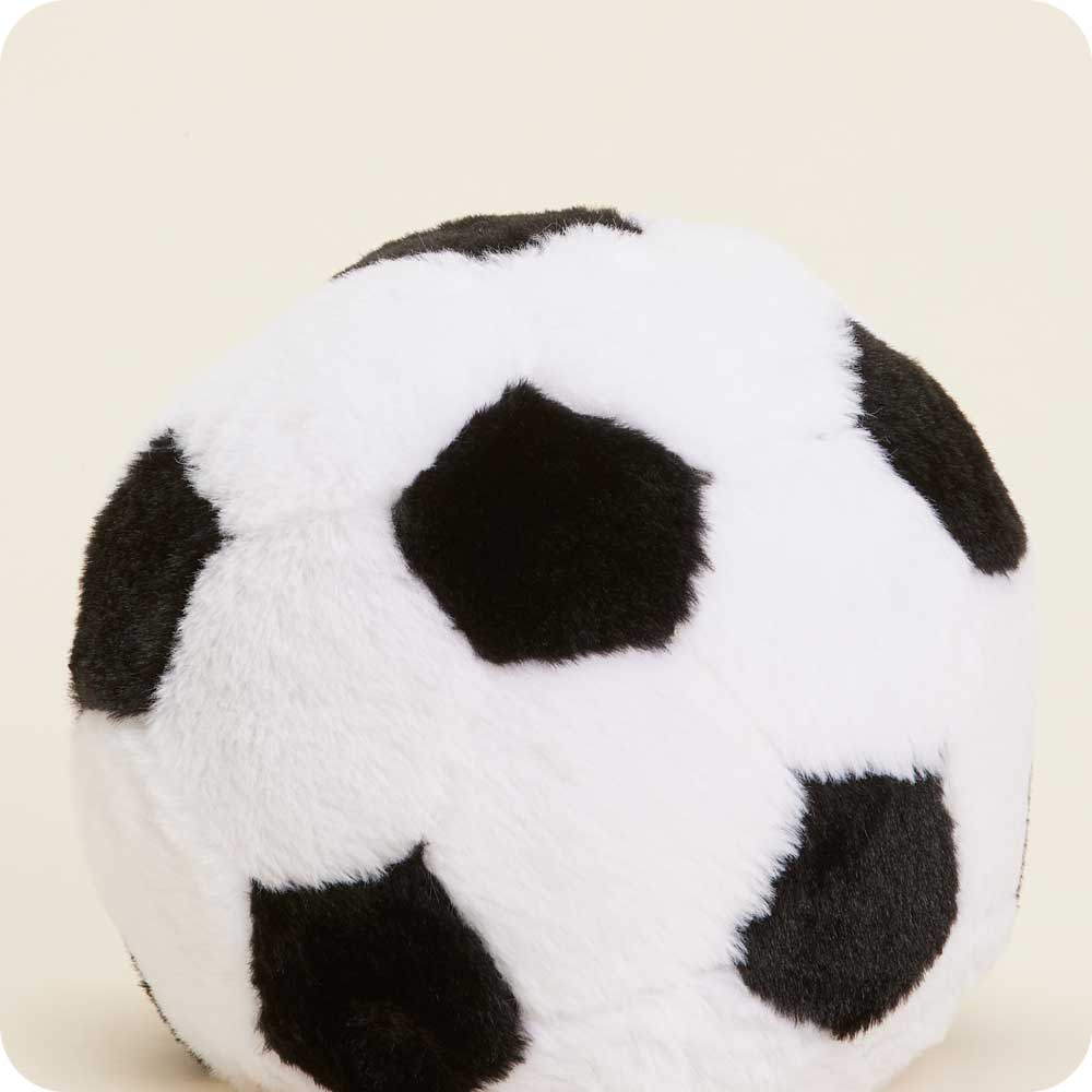 Warmies Soccer Ball - Soft Plush Heating Pad for Kids & Adults - Perfect for Relaxation, Stress Relief & Cold Weather Comfort