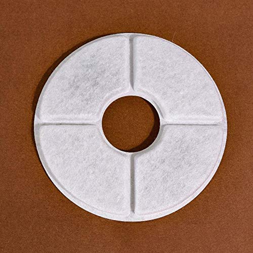 SS SUNSBELL 8-Pack Replacement Water Fountain Filters - White Sponge Filter Set for Pet Drinking Fountains | Compatible with Most Pet Water Dispensers | Improves Water Quality & Reduces Algae Growth
