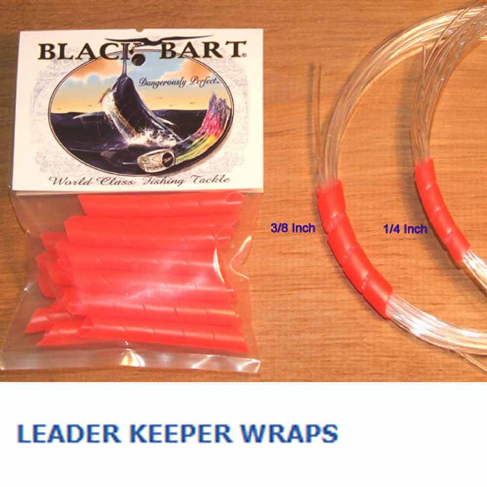 Black Bart Leader Keepers - Premium Fishing Hook Keepers for Bass, Trout, and Saltwater Fishing | Secure Your Hooks While on the Go