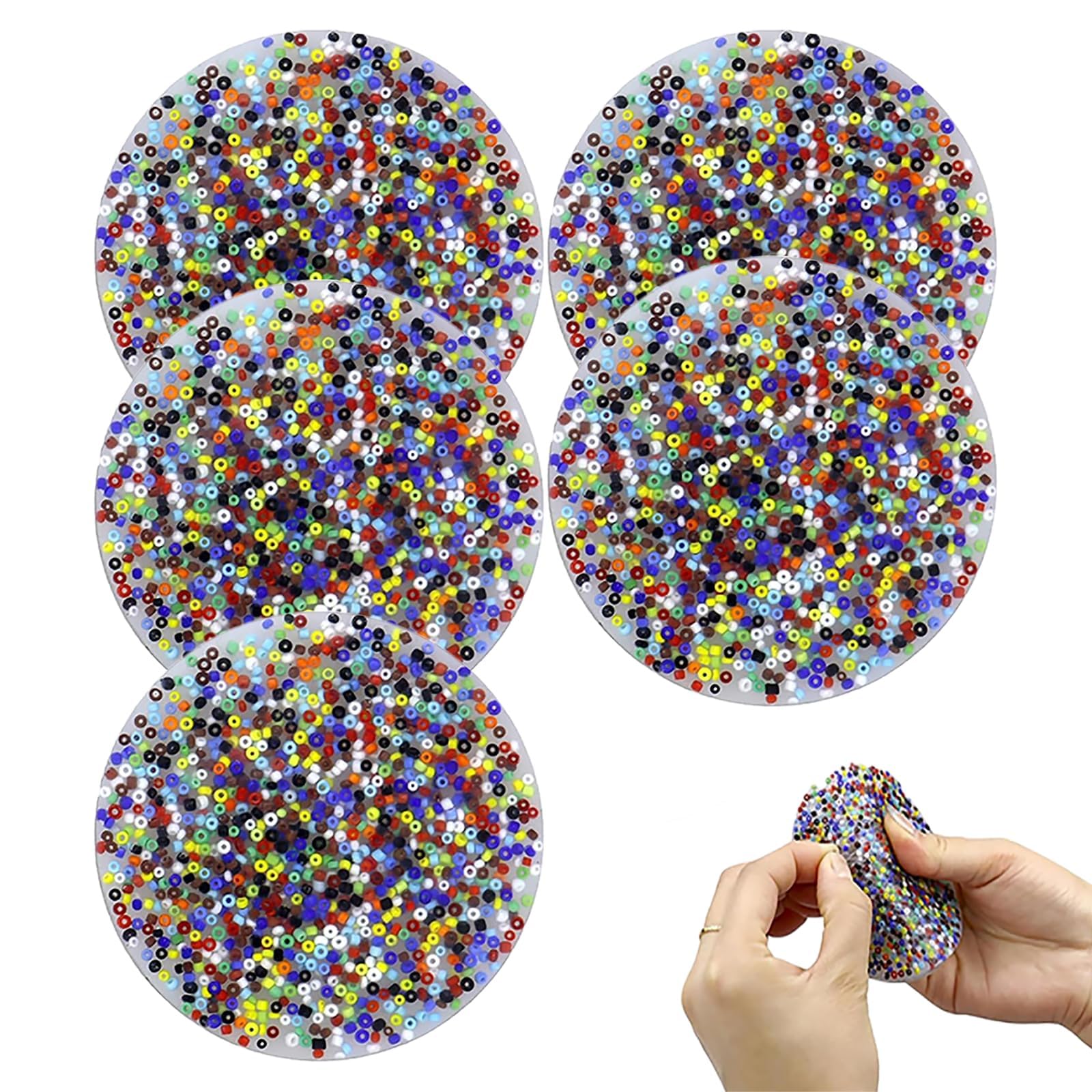 Anti-Anxiety Skin Picking Fidget Toys Set (5 Pack) - Sensory Stress Relief Toys for Adults & Kids - Perfect for ADHD, Anxiety, and Stress Relief at Home, Office, or Travel