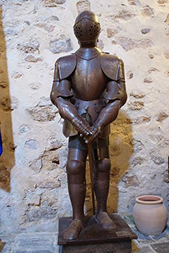 20x30 Inch Spanish Medieval Armor Laminated Poster - Vibrant Colors & High-Quality Print - Perfect for Home Decor, Office, or Gift - Fits Standard Frames