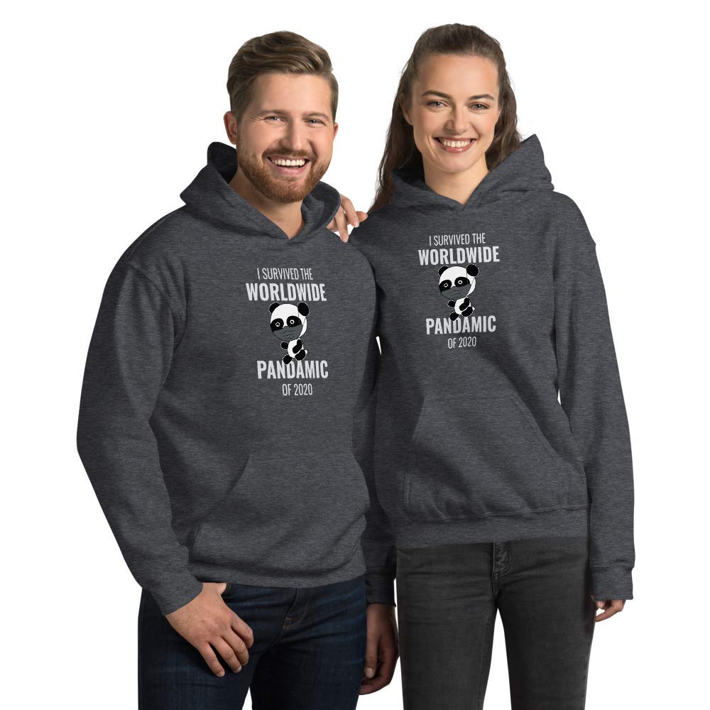 Funny Pandemic Hoodie - Quarantine & Social Distancing Gifts for Men & Women - Perfect for Work From Home, Online Meetings & Virtual Parties