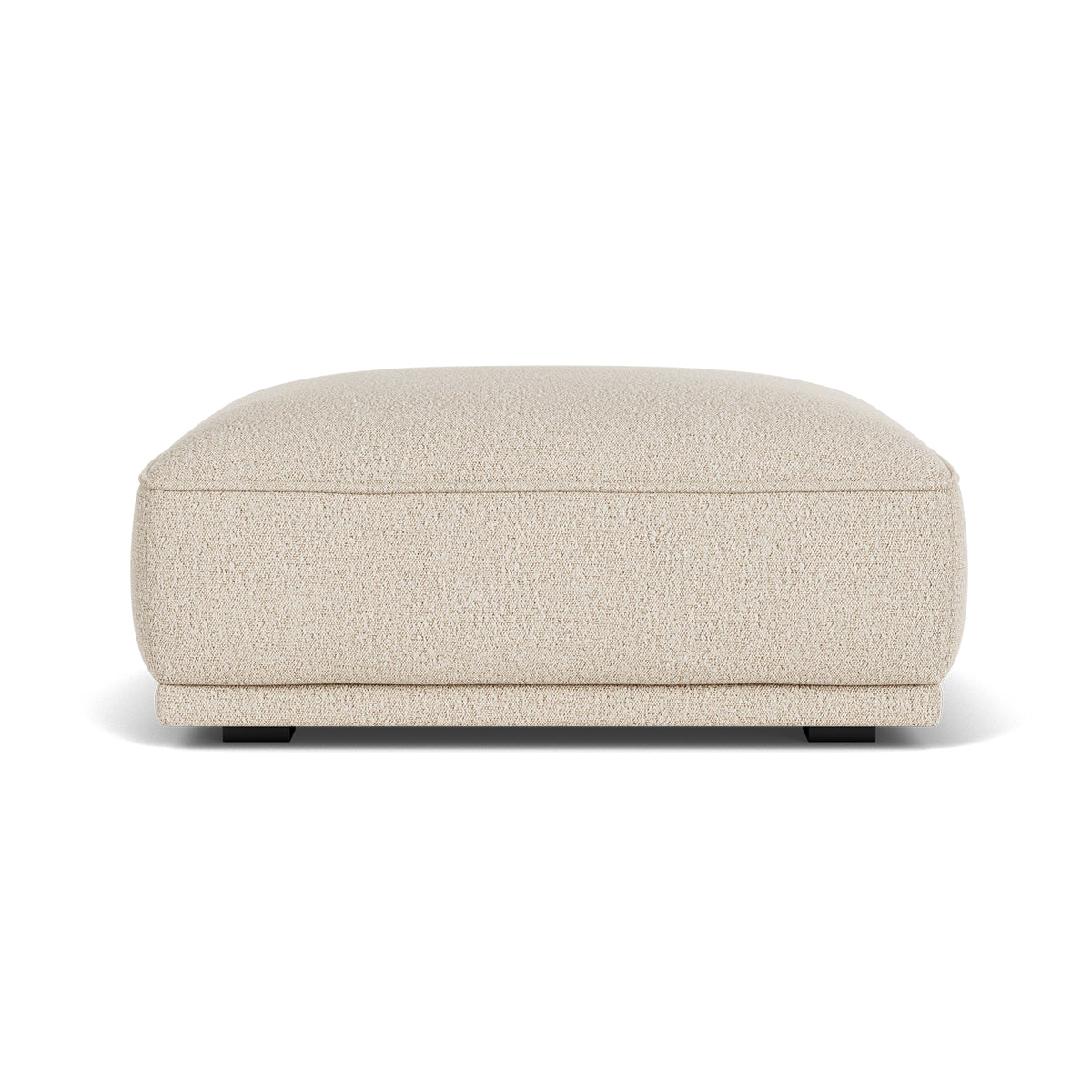 Leonora Boucle Ottoman Stool - Soft Velvet Upholstered Round Footrest Pouf for Living Room, Bedroom, and Nursery - Perfect for Extra Seating and Stylish Home Decor