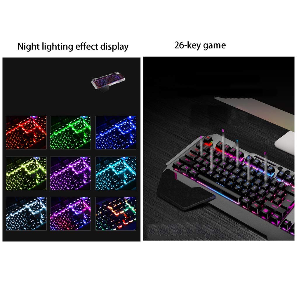 ARCH Gaming Keyboard Mouse Headset Combo - USB Mechanical Keyboard for Windows PC, Laptop & Desktop Computers (RGB Backlit) - Perfect for Gaming, Office Work & Streaming