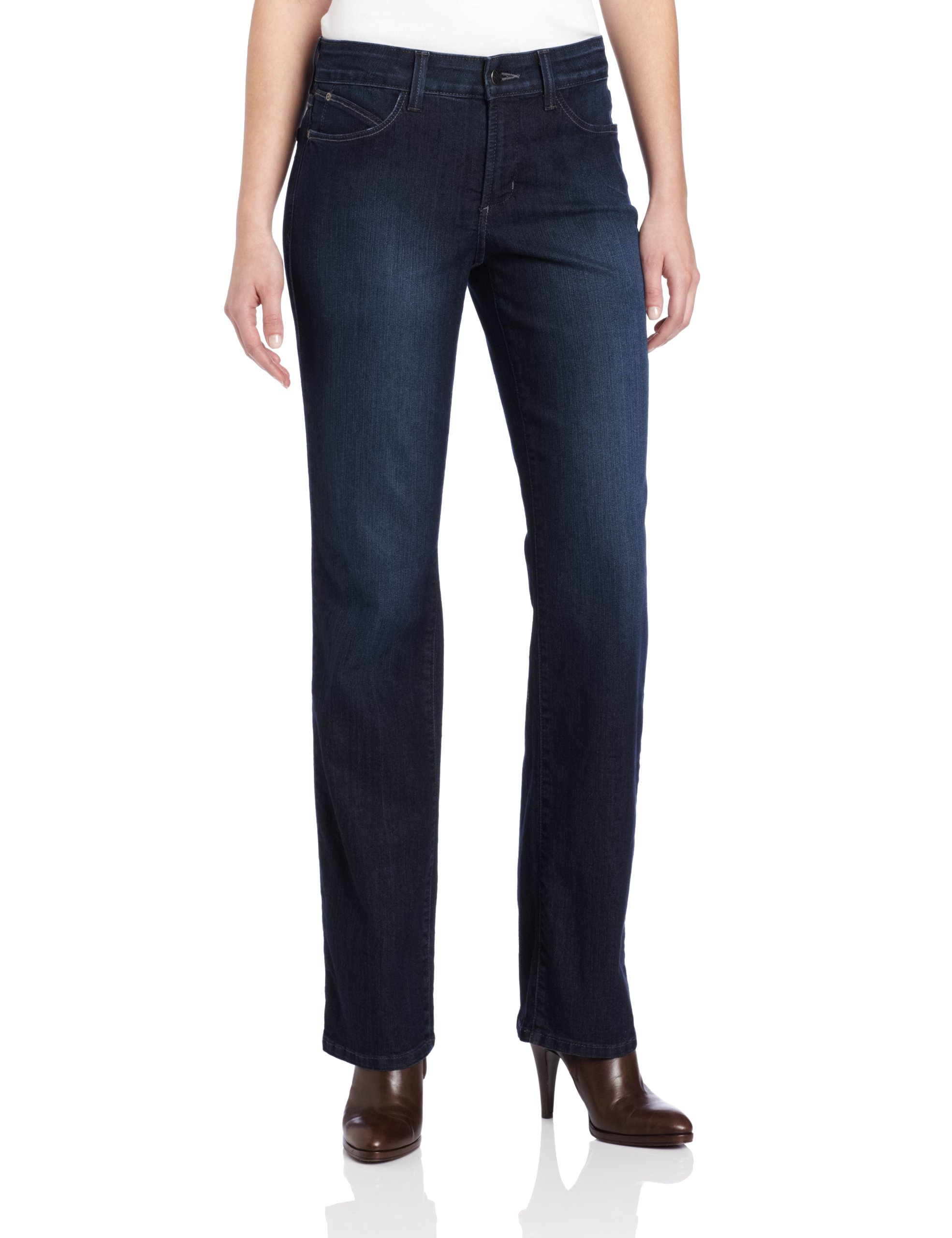 NYDJ Women's Alina Skinny Ankle Jeans with Hem - Stretch Denim Pants for Casual Wear & Everyday Comfort