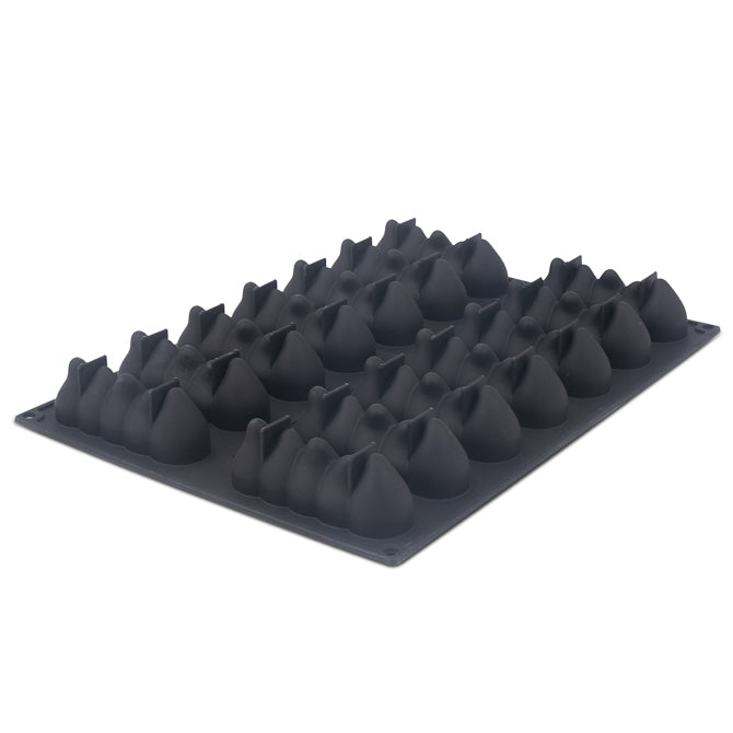 Premium Pavoflex Silicone Mold - Miami Design by Antonio Bachour - 14 Unique Forms for Baking, Chocolate, Candy & Dessert Making - Perfect for Home Bakers & Professional Chefs