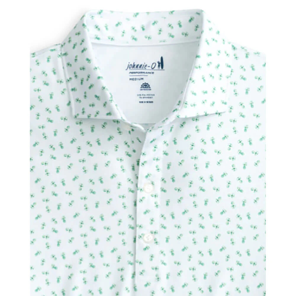 Johnnie O Tropic Polo Shirt for Men - Breathable Quick-Dry Golf & Casual Wear - Perfect for Summer, Beach, and Outdoor Activities