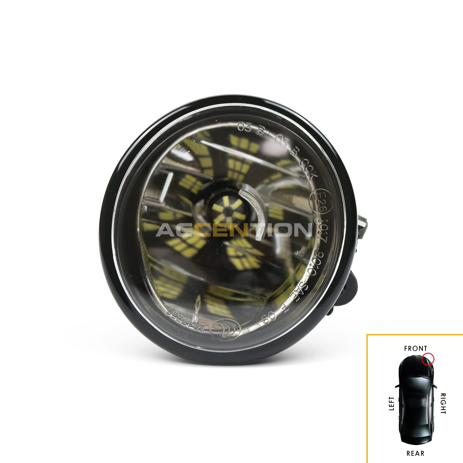 2PCS LED Fog Lights for BMW X6 E71 E72 (2012-2015) - Bright Front Fog Lamp Replacement Bulbs - Perfect for Night Driving & Foggy Conditions