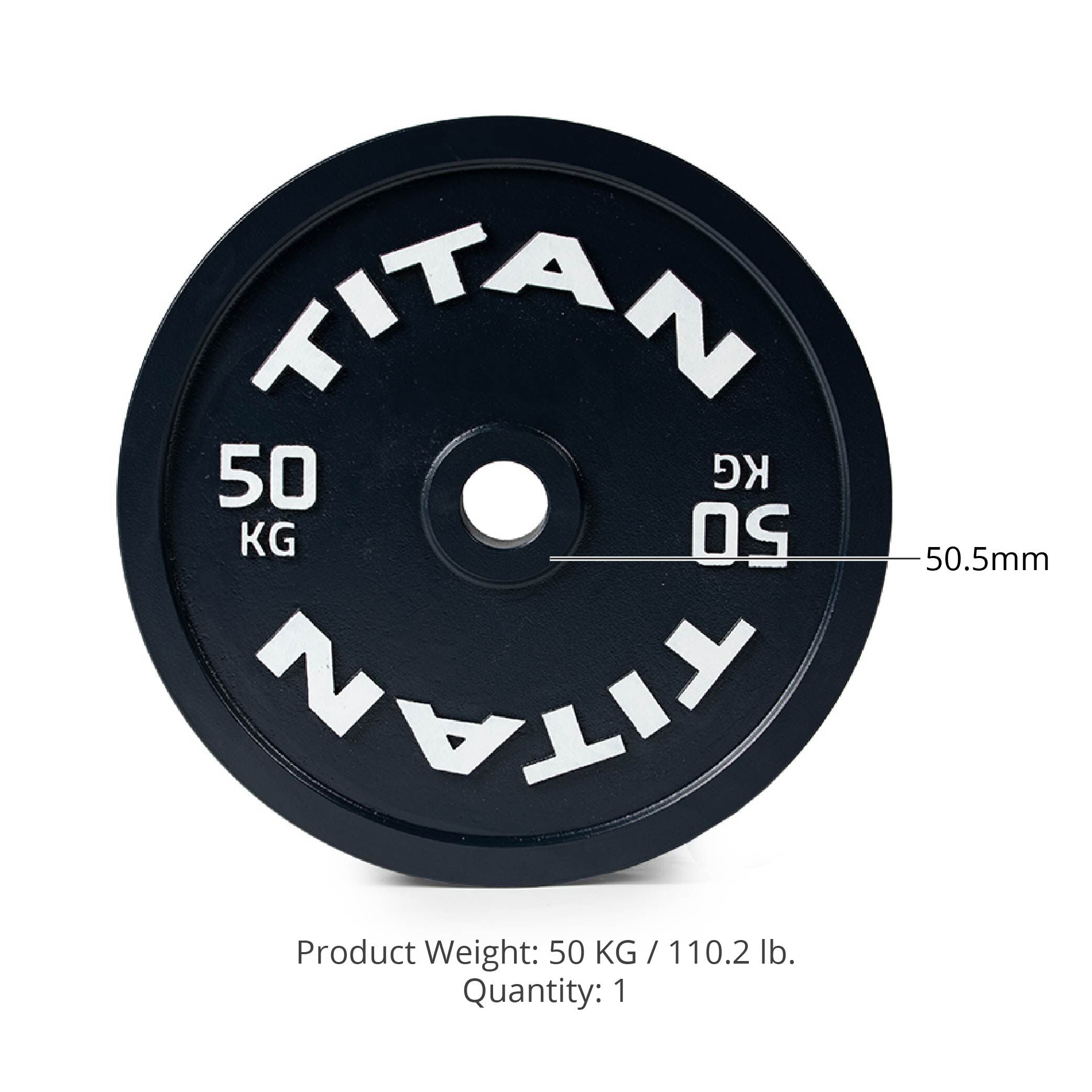 50 KG Single Calibrated Steel Plate - Scratch and Dent - Perfect for Weightlifting, Gym Equipment & Industrial Use