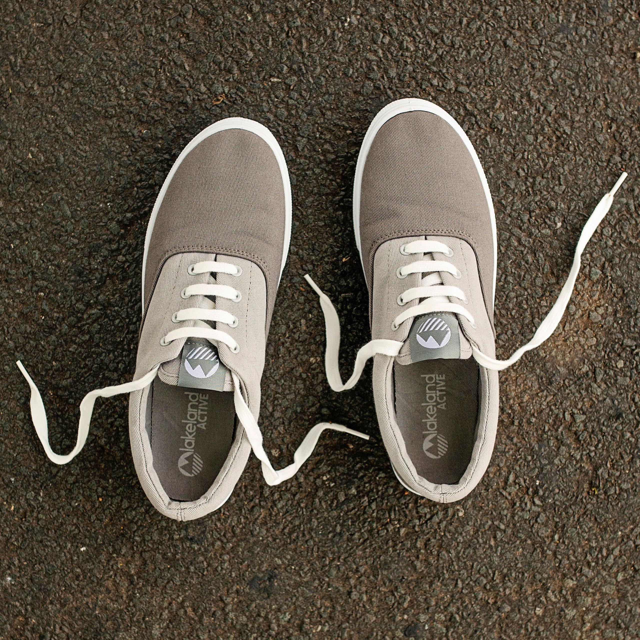 Men's Hudson Canvas Trainers - Lightweight Comfortable Sneakers for Walking, Running & Casual Wear | Breathable Fashion Shoes for Men | Perfect for Workouts, Travel & Everyday Use