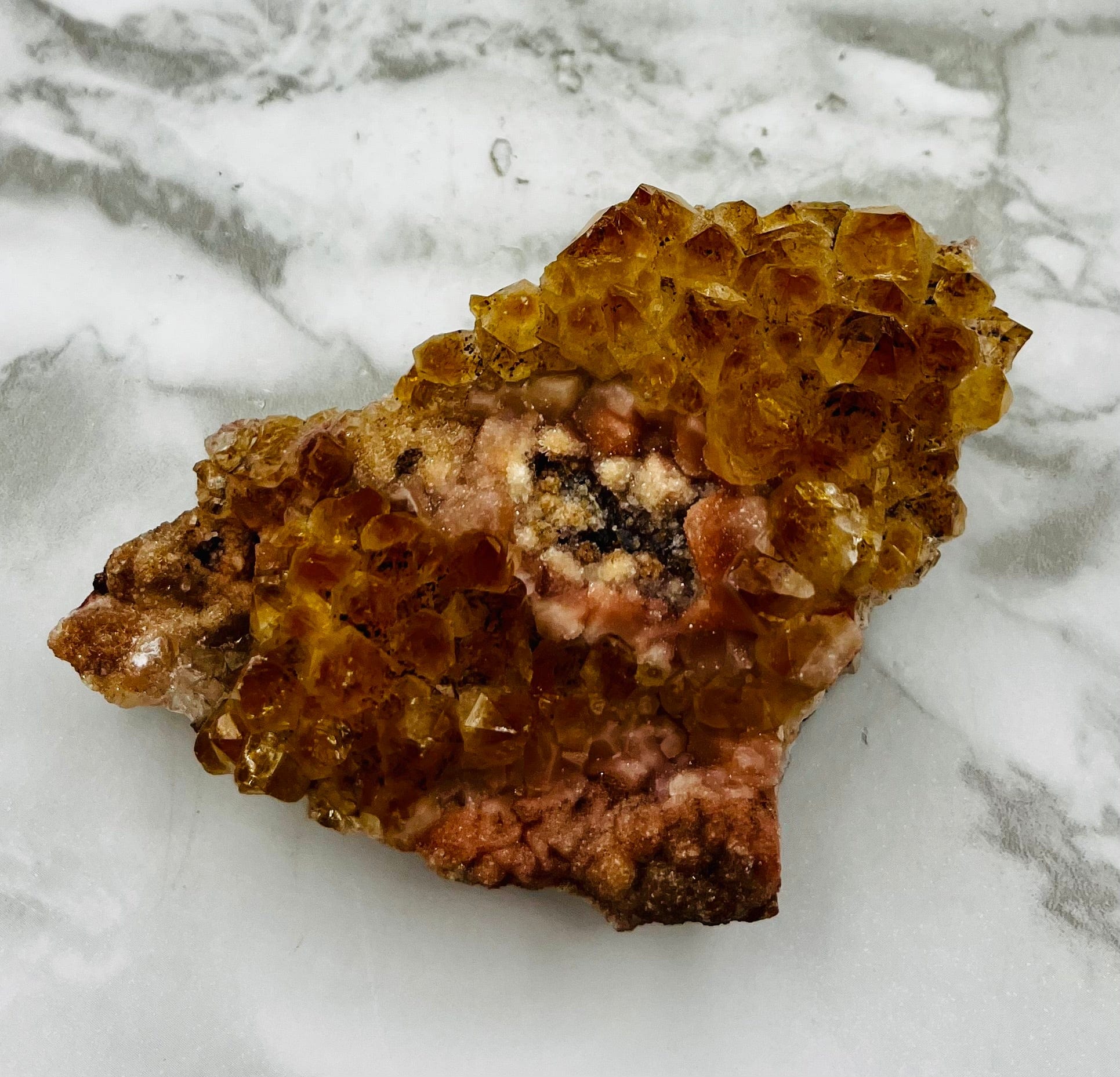 Natural Citrine Crystal Cluster - 51g Raw Citrine Stone for Home Decor, Healing & Meditation | Perfect for Feng Shui, Reiki & Spiritual Gifts