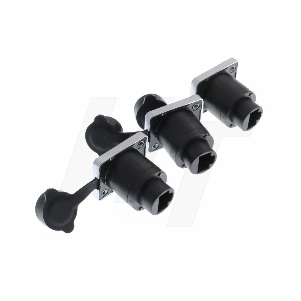 Waterproof RJ45 Ethernet Panel Mount Connector - Cat5e Feedthrough Chassis Receptacle (3 Pack) for Outdoor Networking, Industrial Equipment & Marine Applications