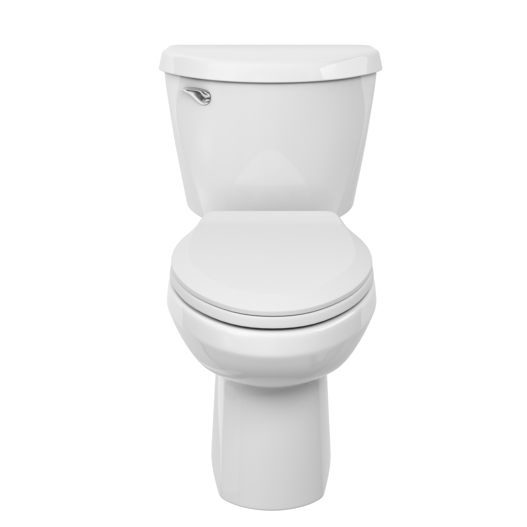 Colony® 3 Two-Piece 1.28 GPF/4.8 LPF Standard Height Elongated Toilet with Seat & Wax Ring - Water-Efficient Bathroom Toilet for Home & Commercial Use