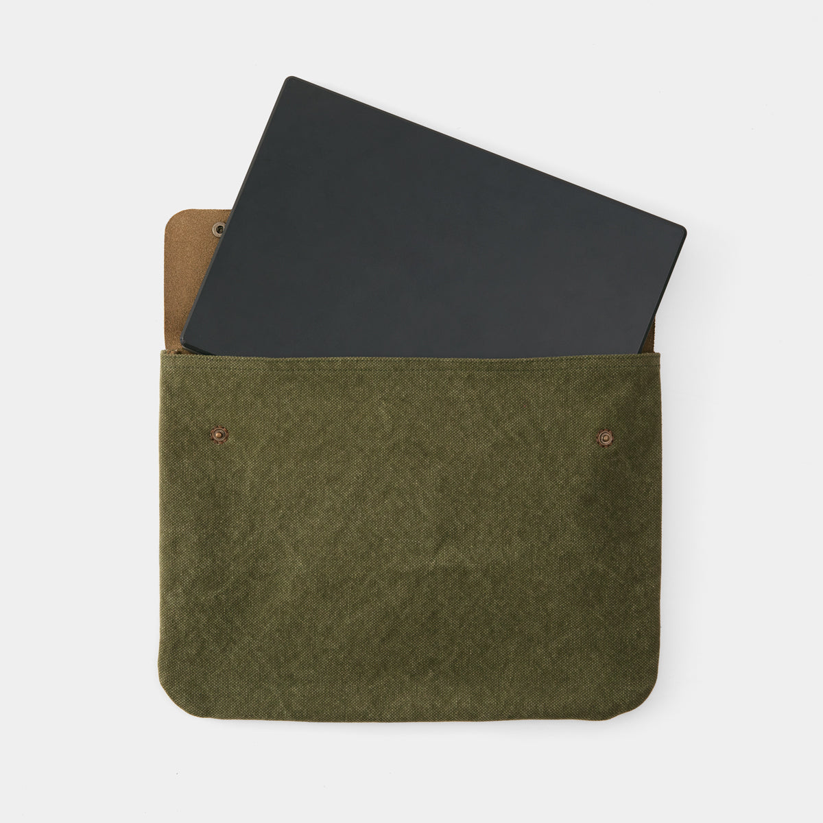 TRAVELER'S COMPANY Traveler's Factory Canvas Pouch - Large Size in Olive Green | Durable Travel Organizer for Passport, Wallet & Accessories | Perfect for Camping, Hiking & Daily Commute