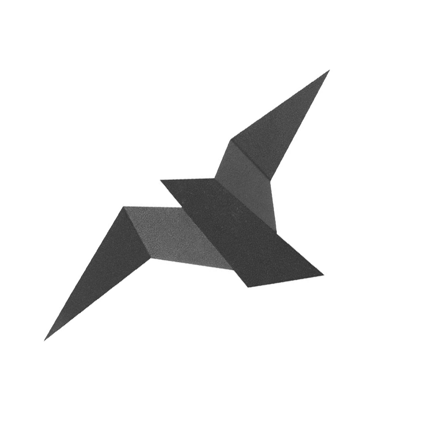 FAKEME LED Flying Bird Wall Lamp - Modern Indoor Wall Sconce Lighting Fixture for Home, Bedroom, Cafe, Loft, Study & Corridor | Energy-Efficient Night Light with Elegant Black Finish | Perfect for Ambient Lighting and Decorative Accents